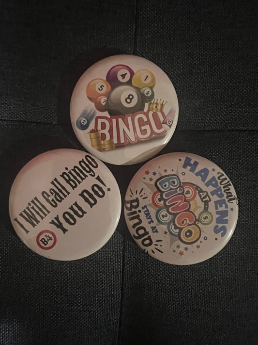 Button Pin (Predesigned) Each